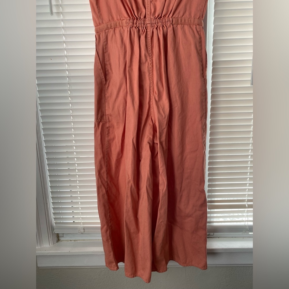 Madewell Wide-Leg Cropped Utility Jumpsuit Boho Casual Modern Streetwear Sz 2 - Picture 8 of 10